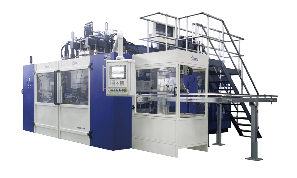 Machine de moulage par soufflage de baril de dialysat à 3 couches ReCo de 12 litres